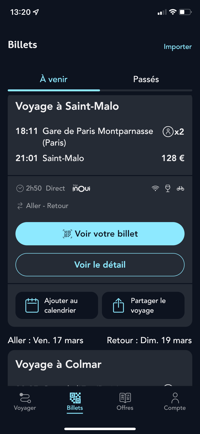 Visuel "Voir mon billet"